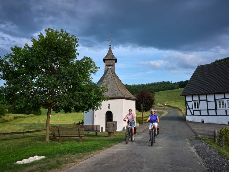 Unterwegs auf der Dorfkirchen-Radroute